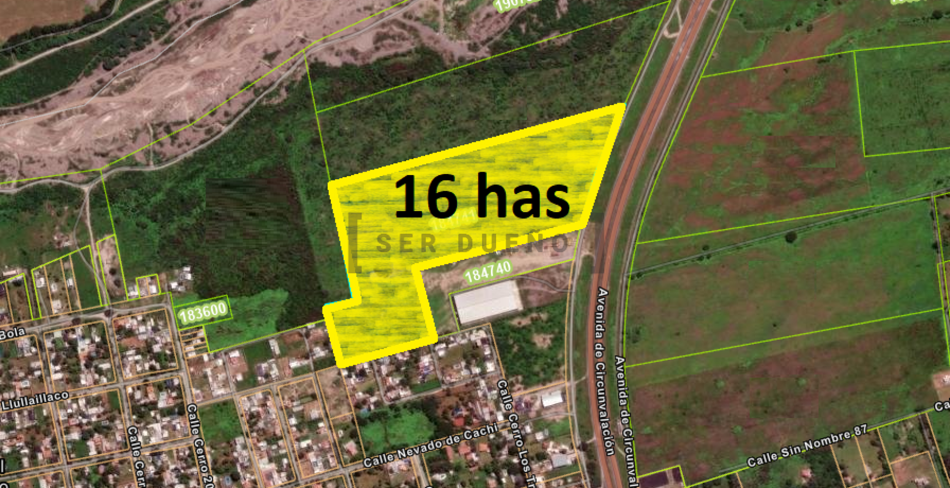 Terreno Avenida Circunvalacion Oeste Salta - 16 Hectareas Planas [ SER DUEÑO ]