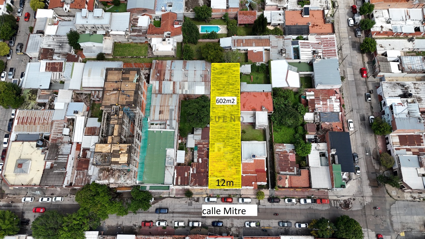 Terreno de 600 m2 en calle Mitre y Aniceto Latorre [SER DUEÑO]