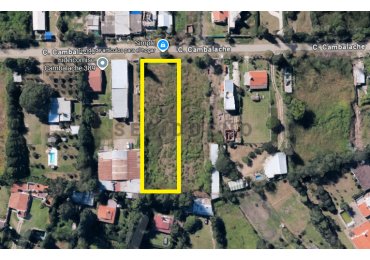 Lote Sobre Calle Cambalache en Barrio Santa Ana de 2342 m2 [SER DUEÑO]